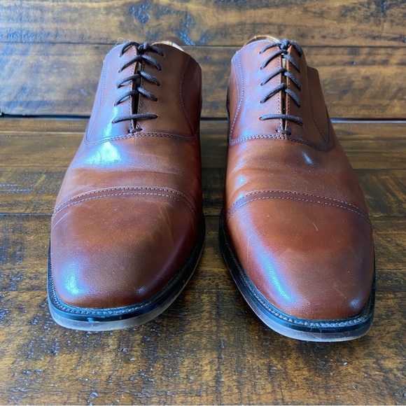 Florsheim Men’s Brown Leather Oxford Dress Shoes, Size 13 M, Classic lace up. - Picture 1 of 10